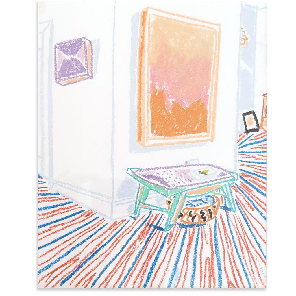 Bench and Frame by Jimmy Thompson | Original Artwork | Poster Child Prints