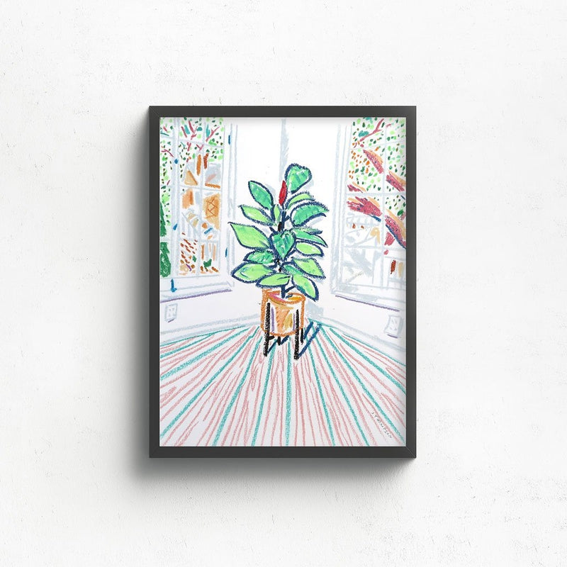 New Plant in the Corner by Jimmy Thompson | Original Artwork | Poster Child Prints