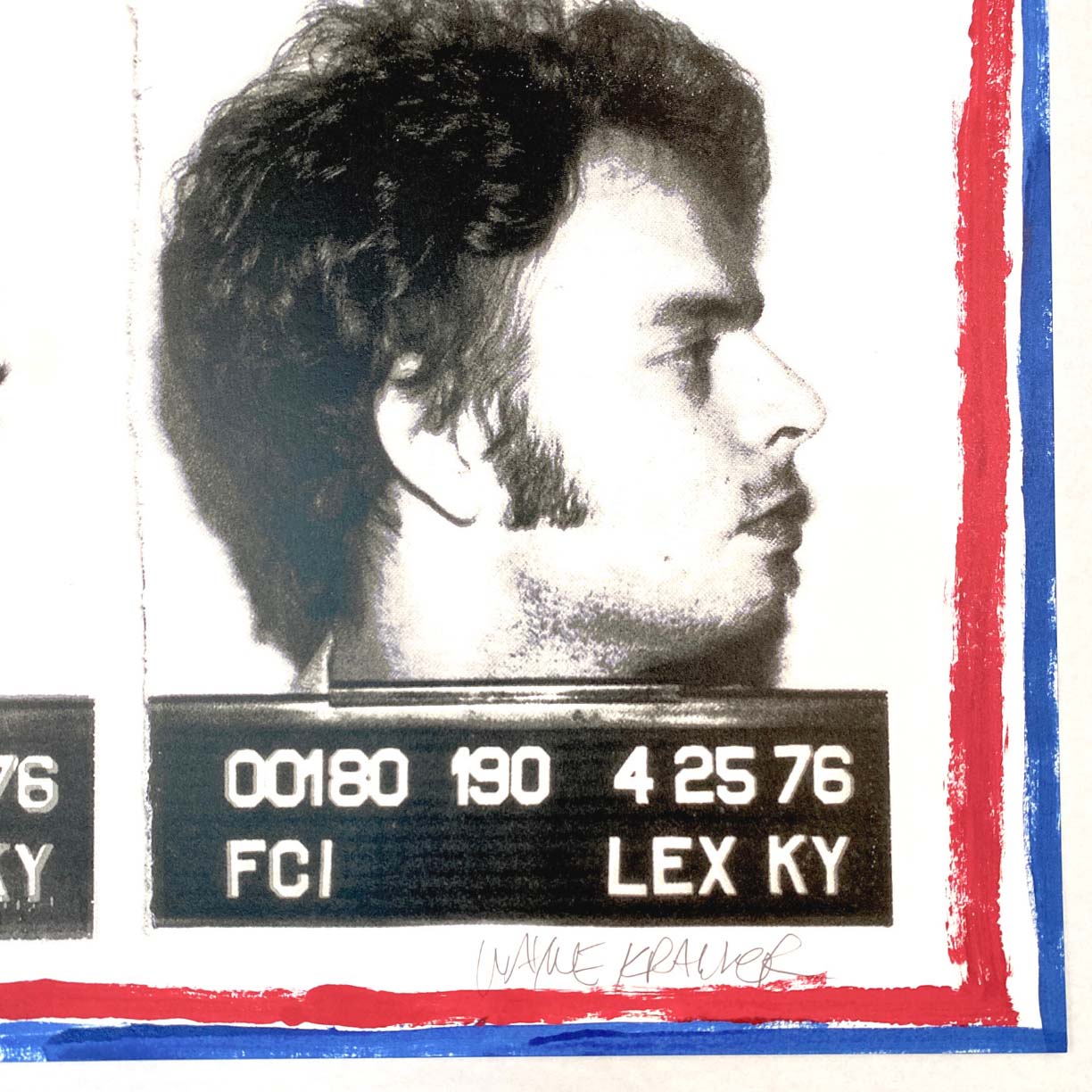 Wayne Kramer Mugshot, Artist Edition 1 by Wayne Kramer-Artist Edition-Poster Child Prints