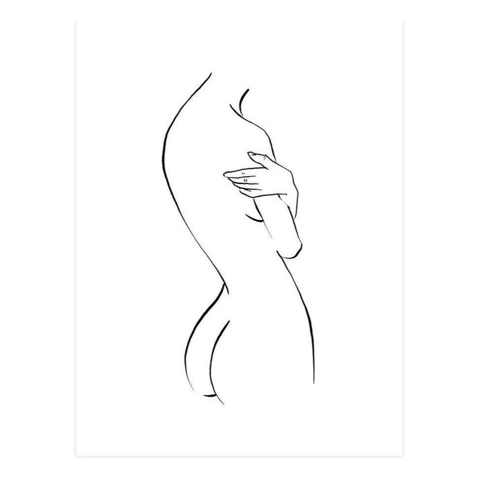 Nude With Arms Crossed by Jimmy Thompson | Print | Poster Child Prints