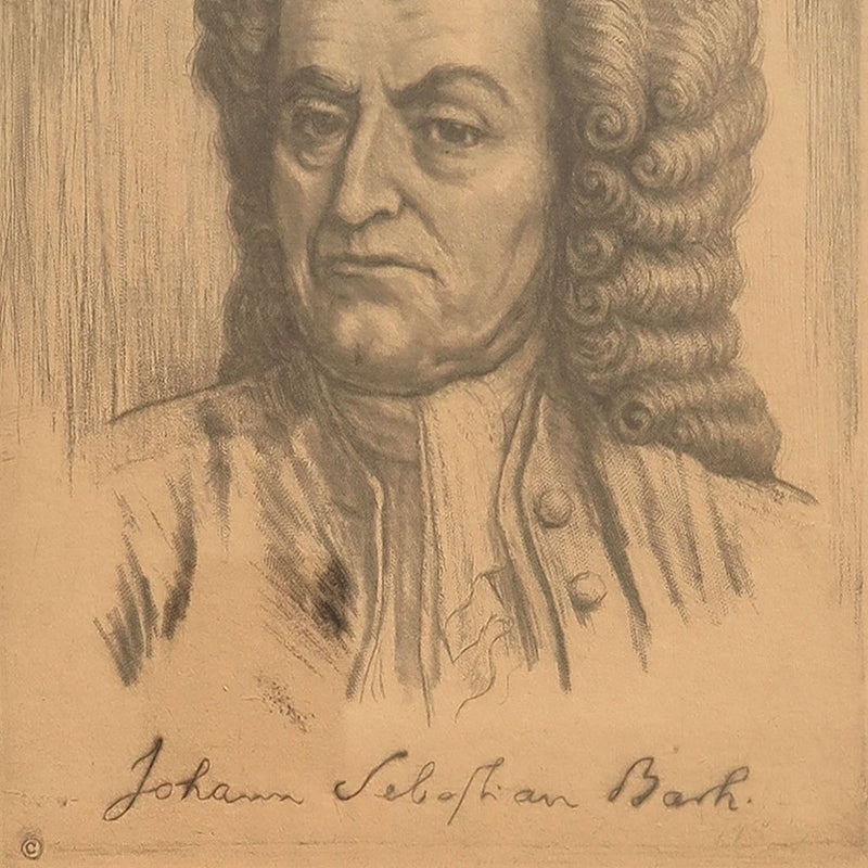 Johann Sebatstian Bach by Found Art | Found Art | Poster Child Prints