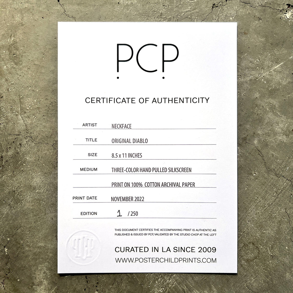 neckface el diablo poster child prints