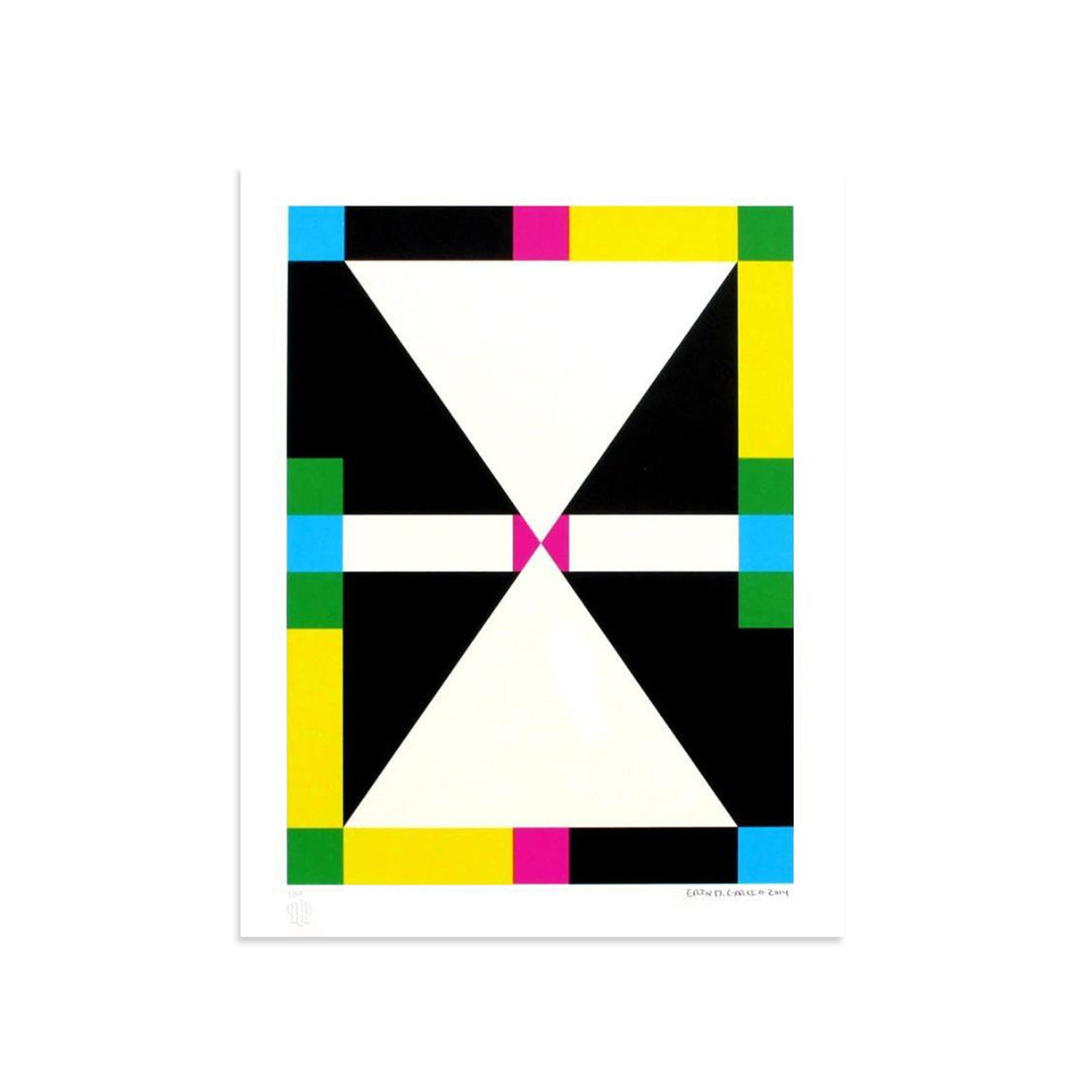 4 Shapes in 6 Colors - Color Rotation 1 by Erin D. Garcia | Print | Poster Child Prints