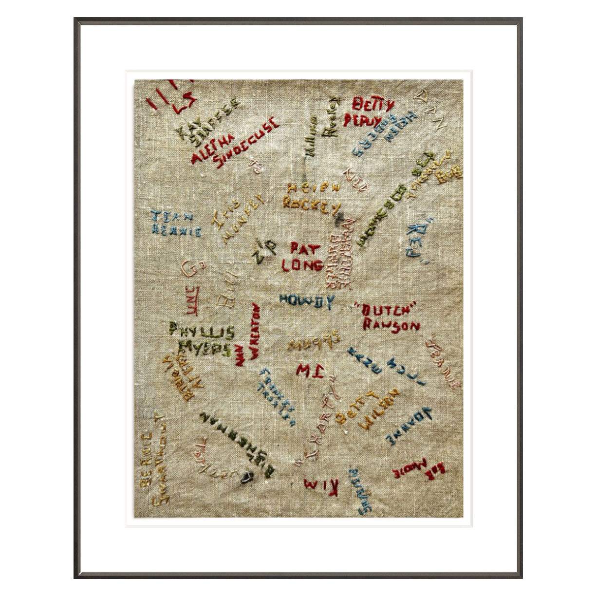 Names Embroidery by Found Art-Found Art-Poster Child Prints