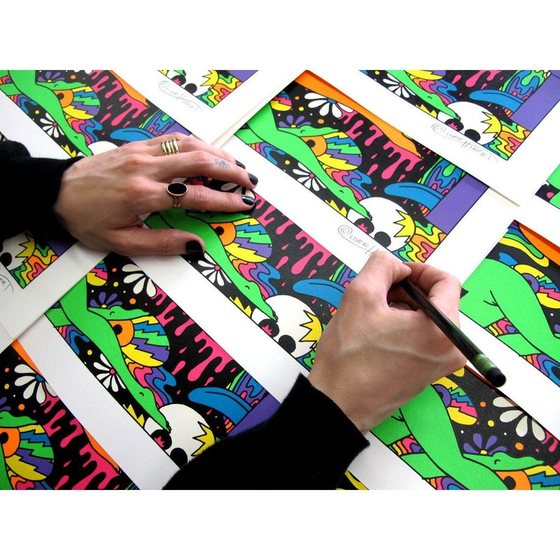 L.S.D.U.F.O. by Oliver Hibert | Print | Poster Child Prints