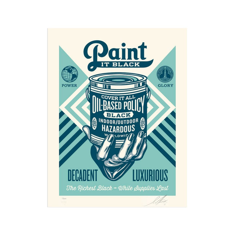 OBEY Paint It Black Series by Shepard Fairey | Archive | Poster Child Prints