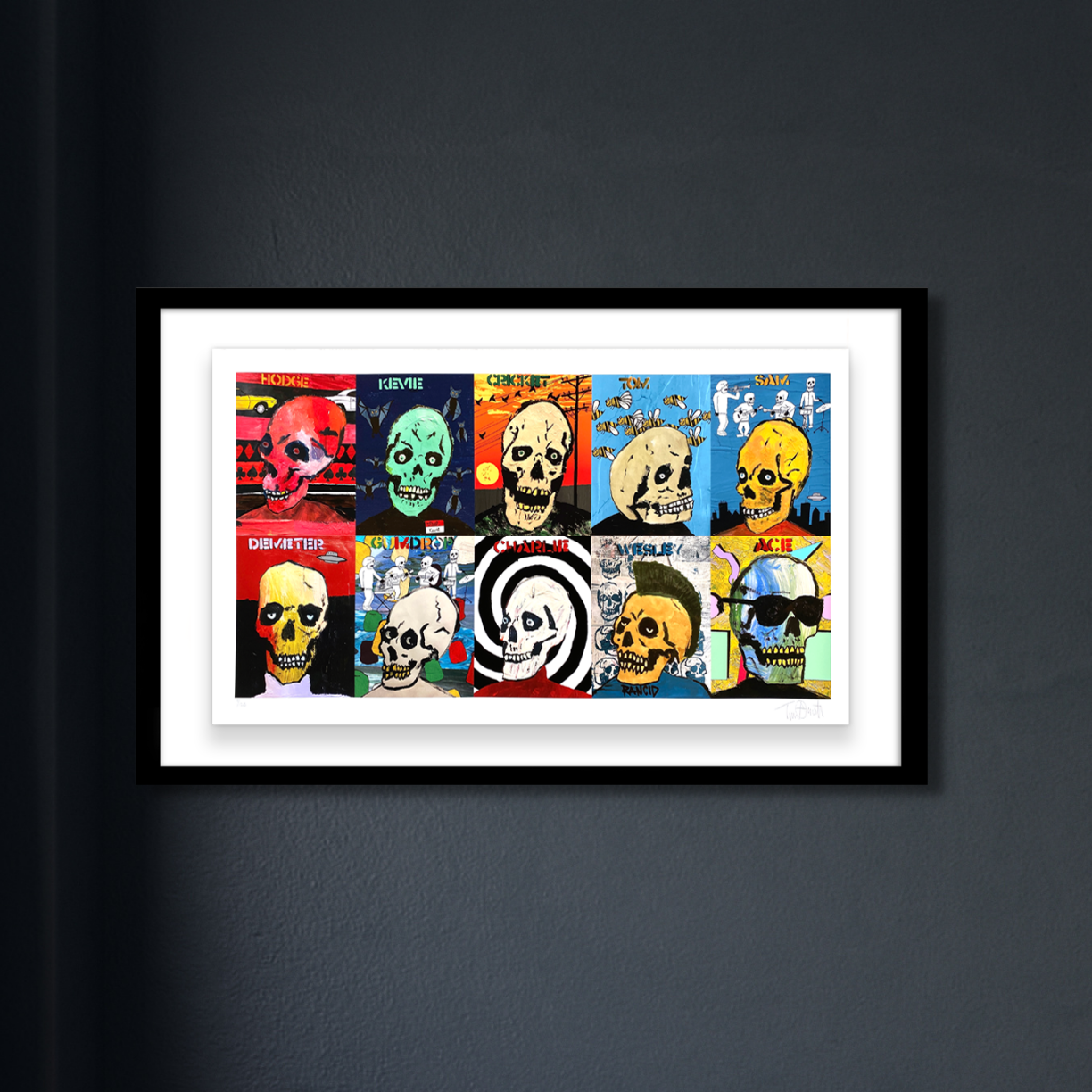 Skull Family - Original Ten by Tim Armstrong-Giclée Print-Poster Child Prints