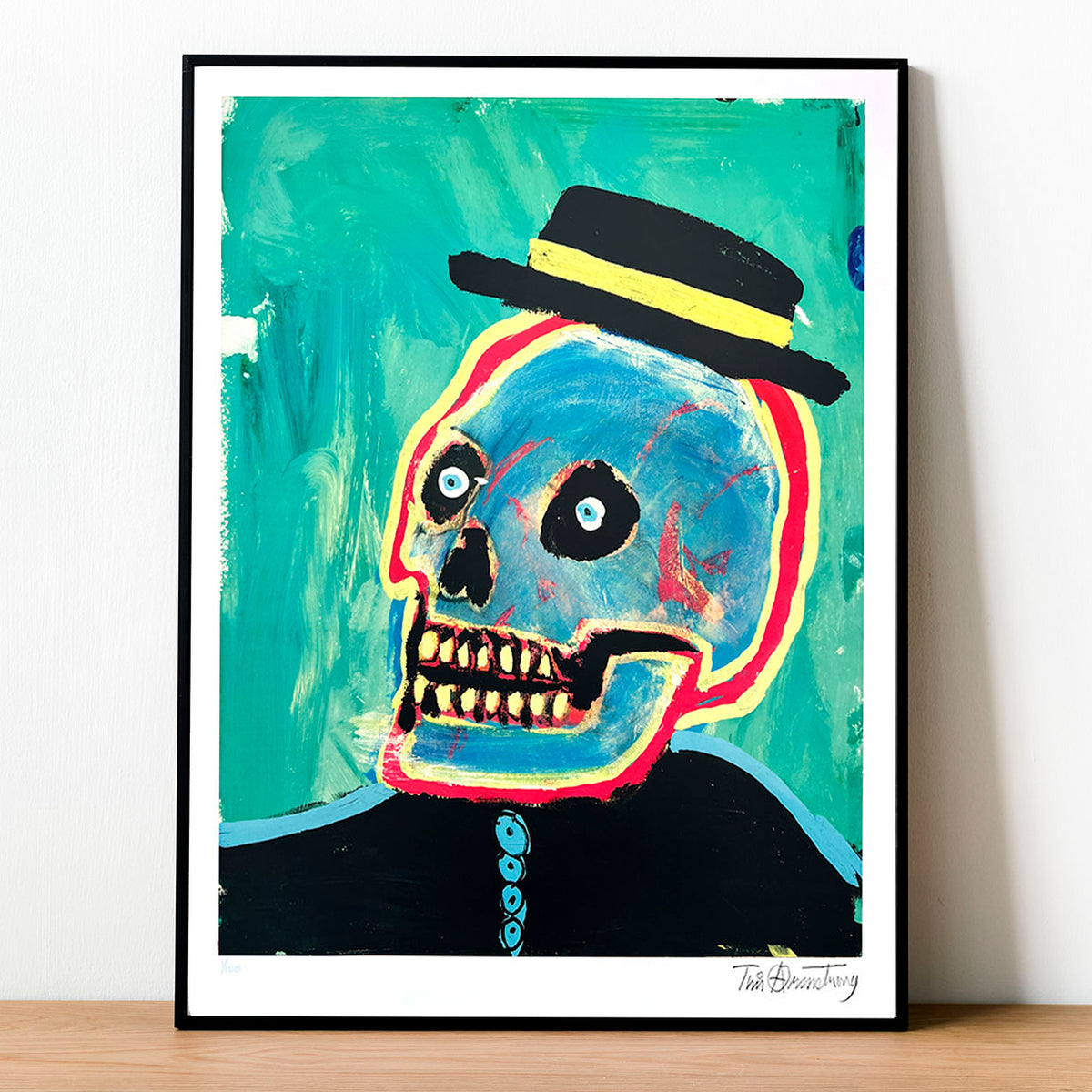 Topper Skull by Tim Armstrong-Screen Print-Poster Child Prints