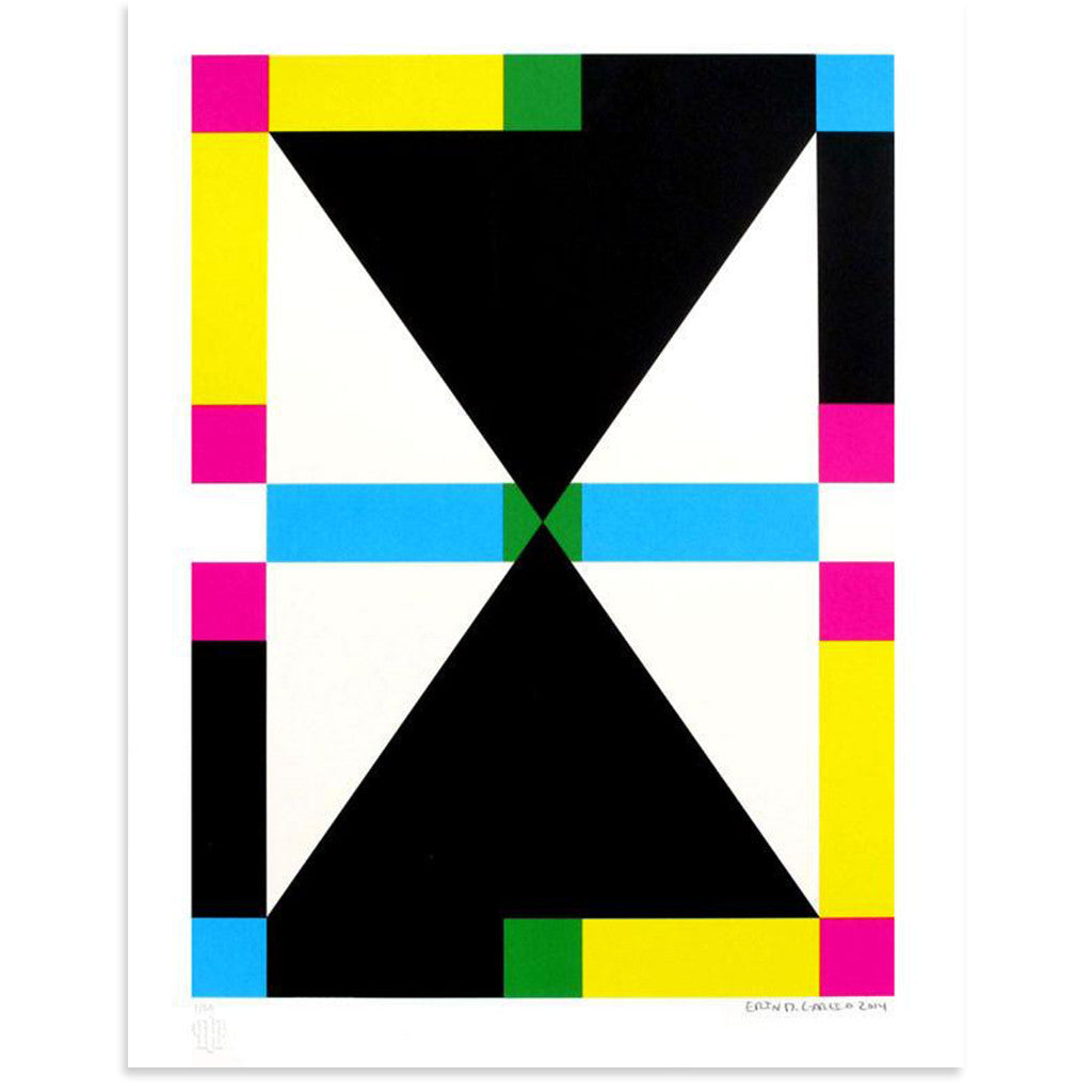 4 Shapes in 6 Colors - Color Rotation 2 by Erin D. Garcia | Print | Poster Child Prints