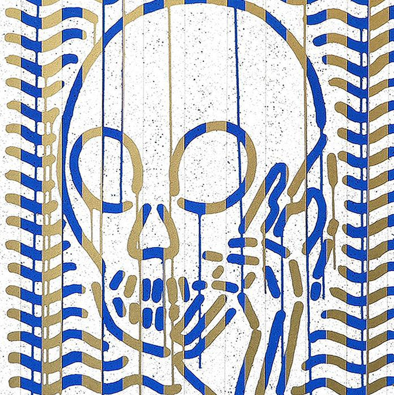 MOP Blue & Gold AE/1 by Skullphone | Artist Edition | Poster Child Prints