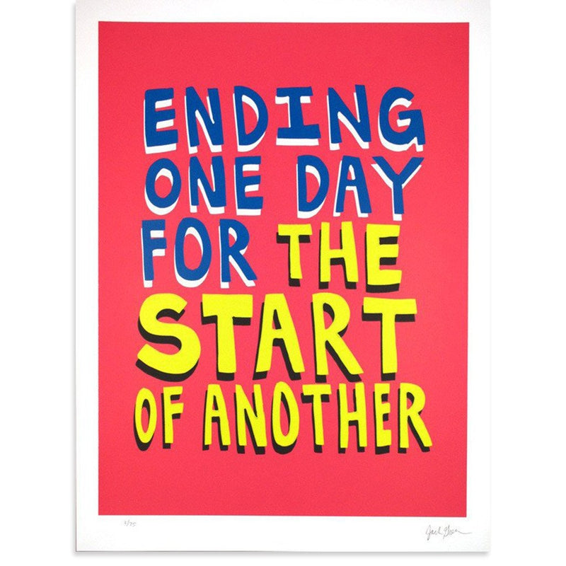 Ending One Day For the Start Of Another by Jack Greer | Print | Poster Child Prints
