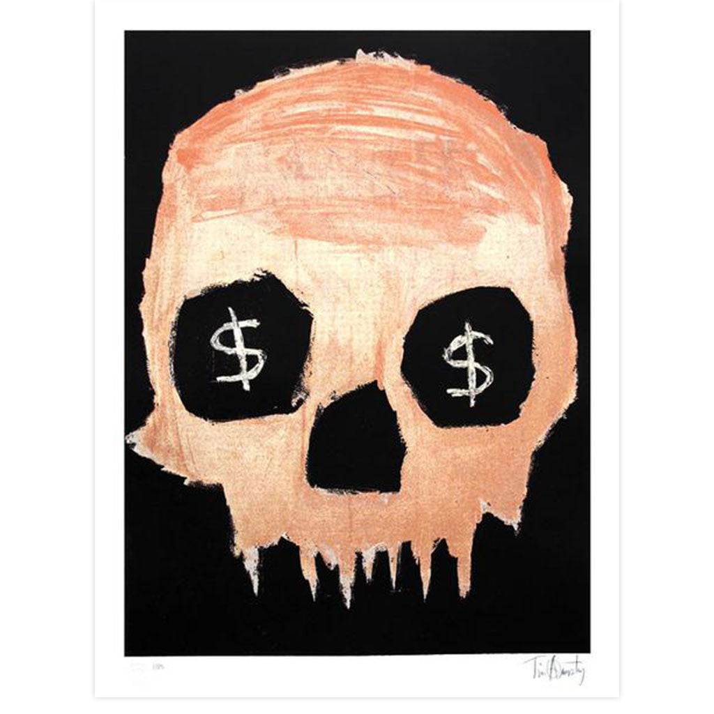 Money Skull by Tim Armstrong | Archive | Poster Child Prints