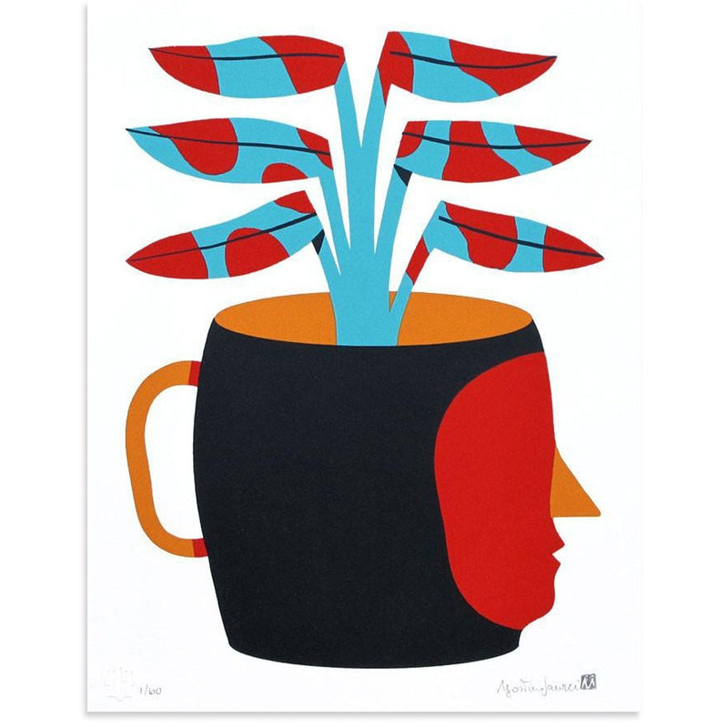 Painted Vase 1 by Agostino Iacurci | Archive | Poster Child Prints