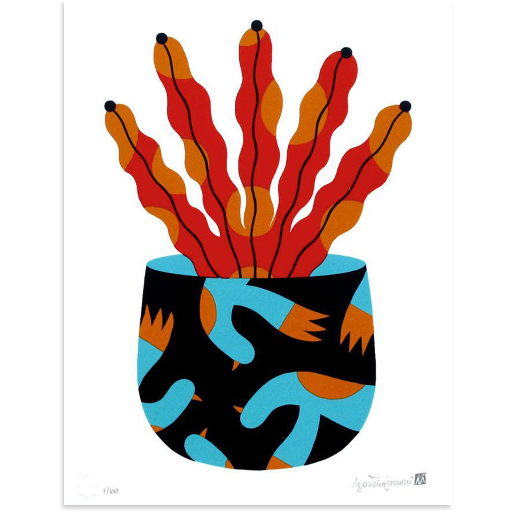 Painted Vase 2 by Agostino Iacurci | Archive | Poster Child Prints