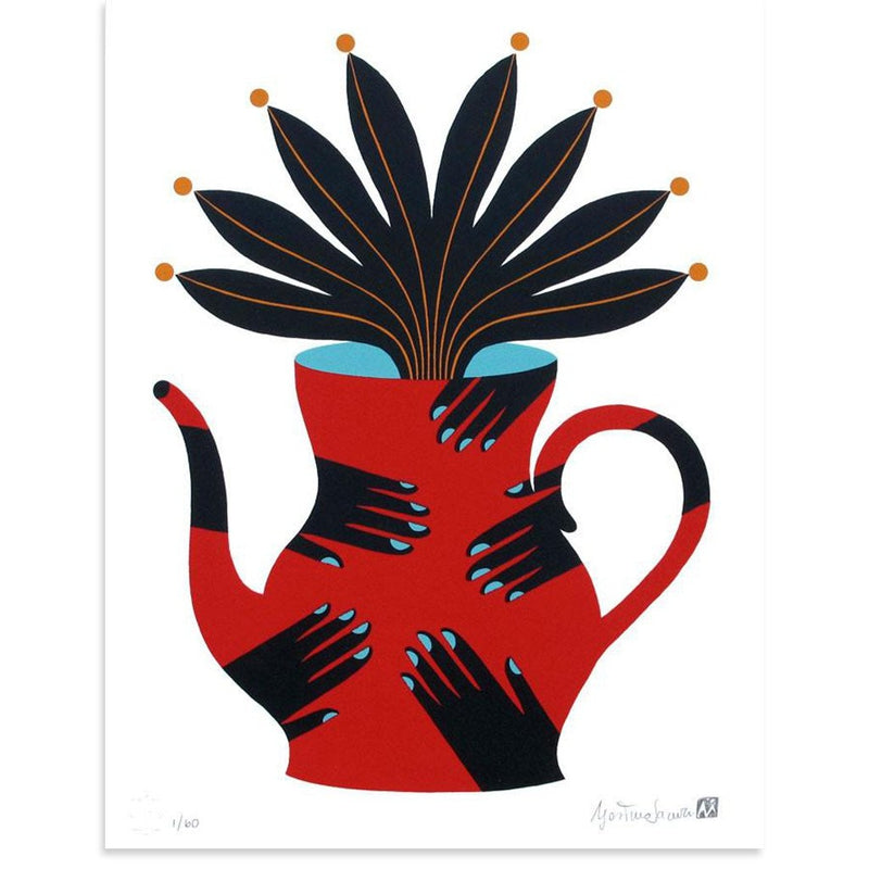 Painted Vase 4 by Agostino Iacurci | Archive | Poster Child Prints