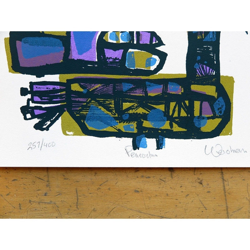 Peacocks, Purple by David Weidman | Print | Poster Child Prints