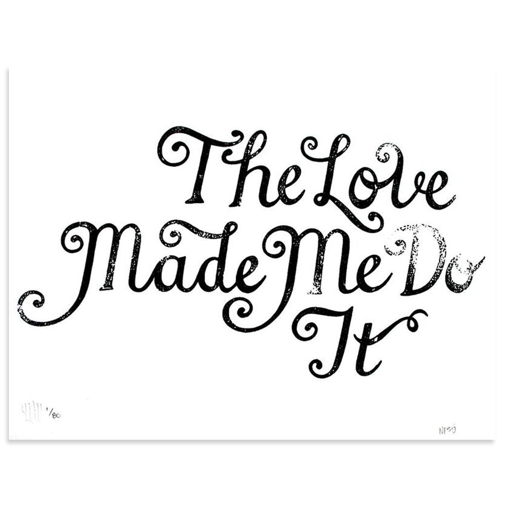 The Love by Poster Child Prints | Print | Poster Child Prints