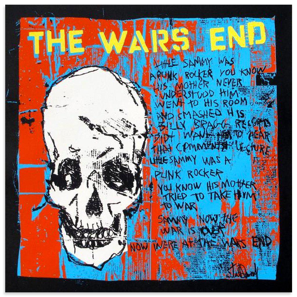 The Wars End, White Skull by Tim Armstrong | Archive | Poster Child Prints
