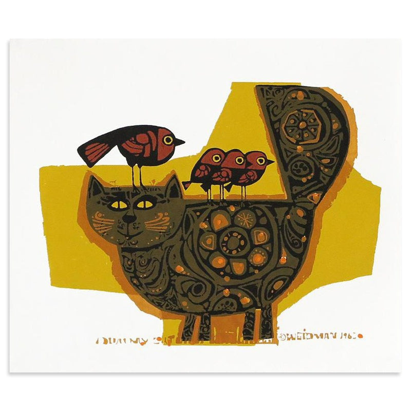 Dummy Cat, mini by David Weidman | Print | Poster Child Prints