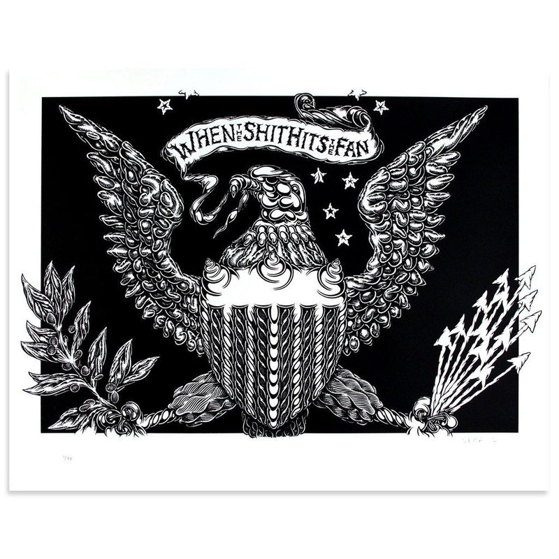 When The Shit Hits The Fan by Mark Dean Veca | Print | Poster Child Prints