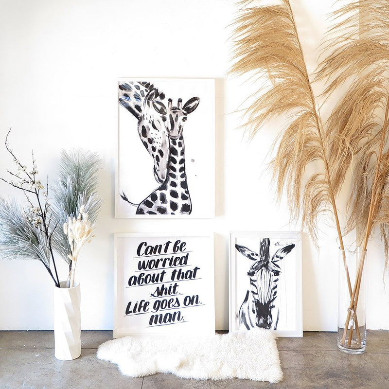 Can&#39;t Be Worried by Baron Von Fancy | Print | Poster Child Prints